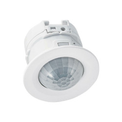 Detector PIR de 360° cableado para montaje empotrado