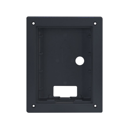 Caja de empotrar negra para videoportero