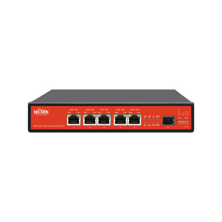 Switch PoE de 5 PoE Gigabit + 1 SFP Gigabit