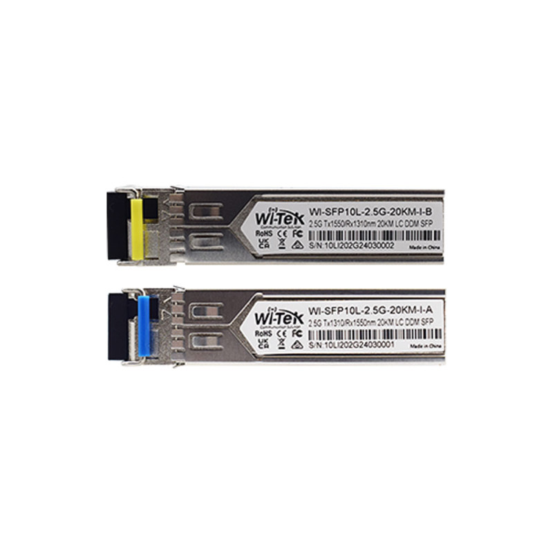 Módulo SFP monomodo de 2,5 Gbps de grado industrial