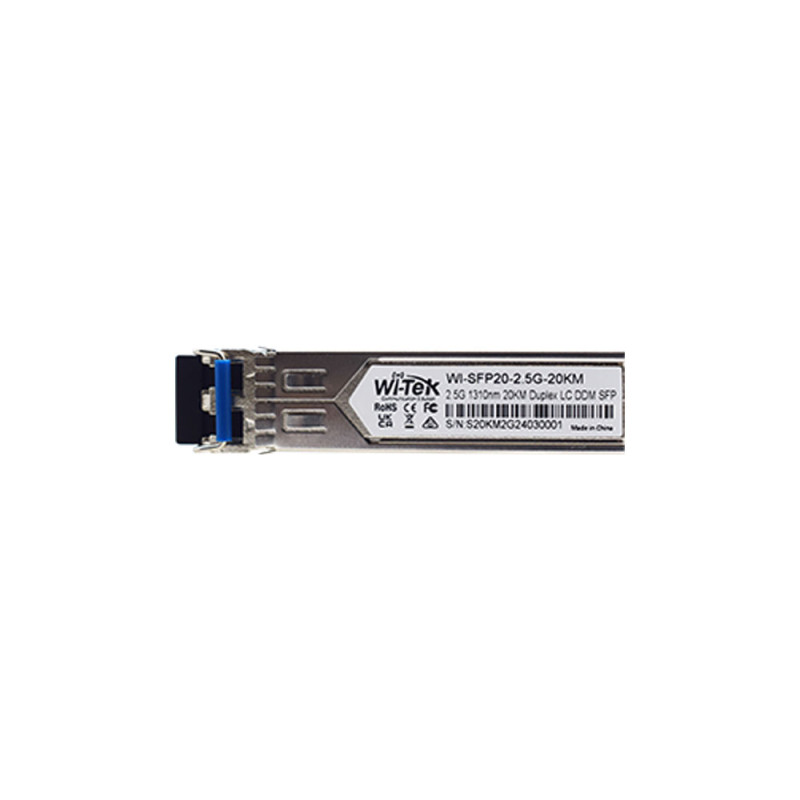 Módulo SFP monomodo de 2,5 Gbps de grado industrial