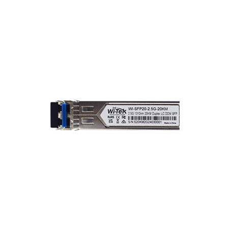 Módulo SFP monomodo de 2,5 Gbps de grado industrial
