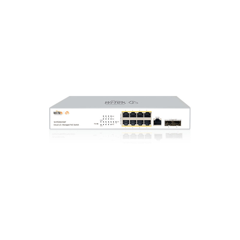 Switch L2+ gestionable en la nube de 8 puertos PoE Gigabit