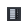 Módulo de cinco botones mecánicos para videoportero modular