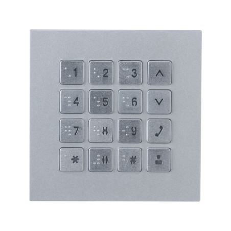 Módulo de teclado mecánico para videoportero modular