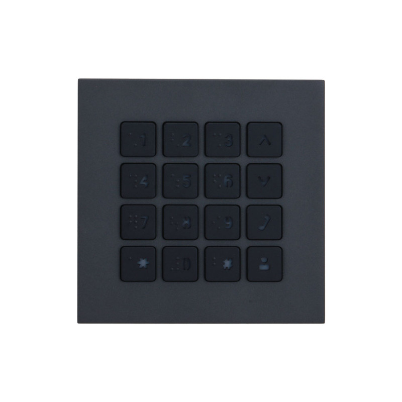 Módulo de teclado mecánico para videoportero modular