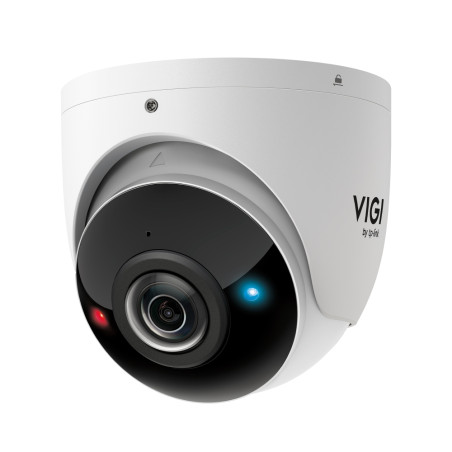 Domo panorámico IP 8MP con visión 180°, disuasión activa y analítica a