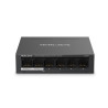 Switch Fast Ethernet Mercusys de 6 puertos con 4 PoE+