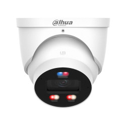 Domo IP Dahua 4MP WizColor con disuasión activa y analítica avanzada
