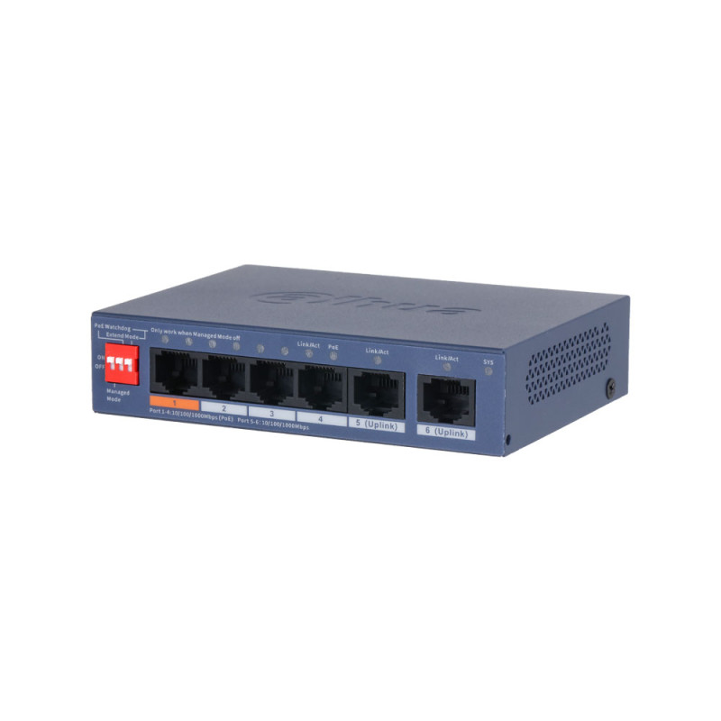 Switch PoE Gigabit Dahua gestionable en la nube Serie CS4000