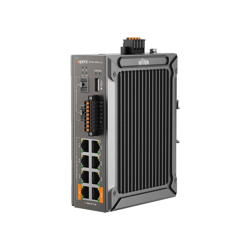 Switch PoE L2+ industrial Wi-Tek serie Superic