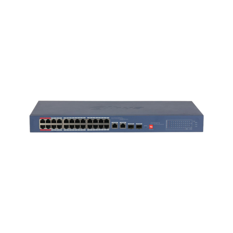Switch gestionable Smart PoE Dahua Serie CS4226 de 26 puertos