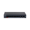 Switch cloud gestionable Gigabit Dahua con 8 puertos PoE