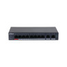 Switch cloud gestionado Dahua con 8 puertos PoE