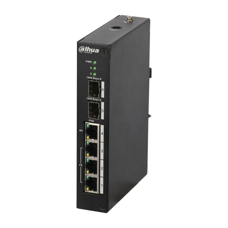 Switch PoE (máximo 120W) gestionable L2 de gama industrial con 3 puert