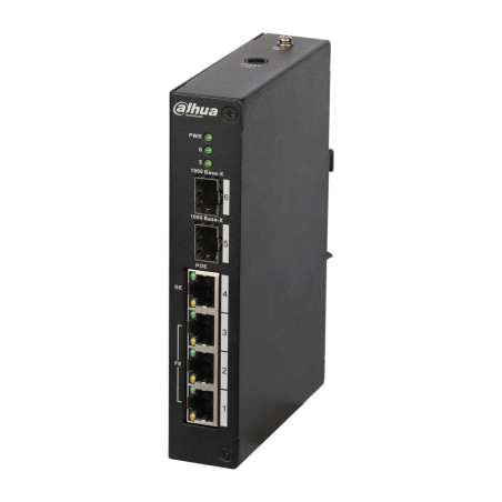 Switch PoE (máximo 120W) gestionable L2 de gama industrial con 3 puert