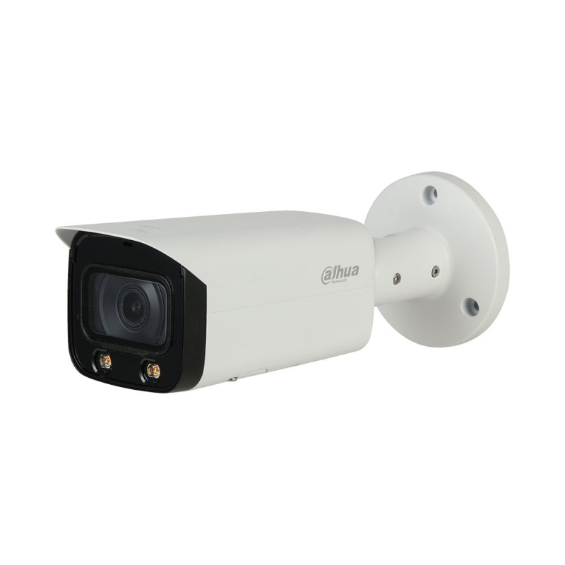Cámara bullet IP AI series StarLight con LEDs blancos hasta 25 m para