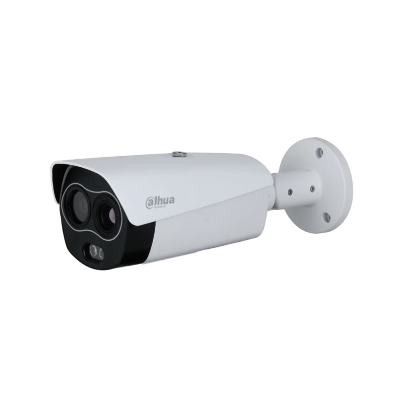 Cámara IP dual térmica 19 mm + visible 8 mm