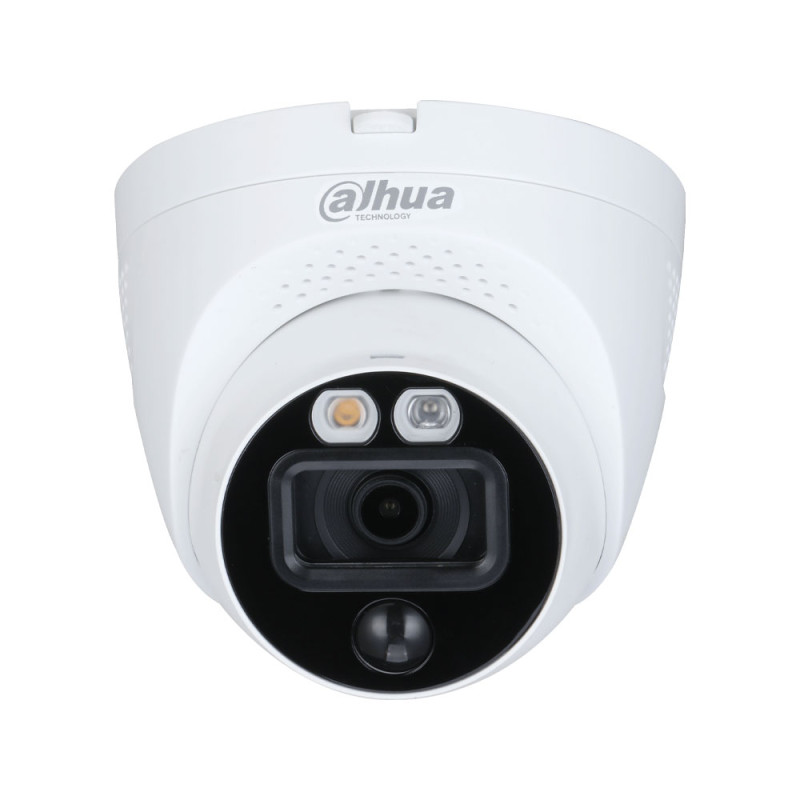 Domo 4 en 1 Dahua Active Deterrence de 5MP con PIR y óptica fija de 2,