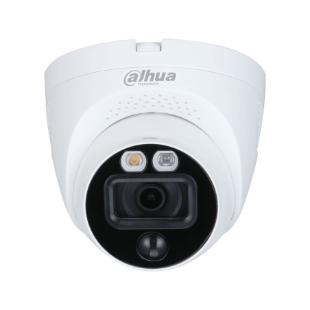 Domo 4 en 1 Dahua Active Deterrence de 5MP con PIR y óptica fija de 2,