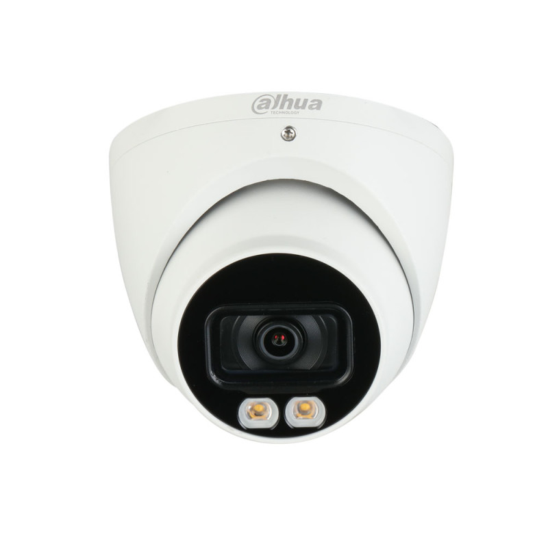 Domo fijo IP AI Series StarLight con LEDs blancos de 20 m, para exteri