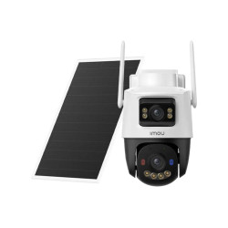 Domo PTZ IP Imou AOV Dual de 5MP+5MP con Wi-Fi 2,4 GHz, 4G y panel sol