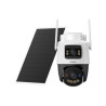 Domo PTZ IP Imou AOV Dual de 5MP+5MP con Wi-Fi 2,4 GHz, 4G y panel sol