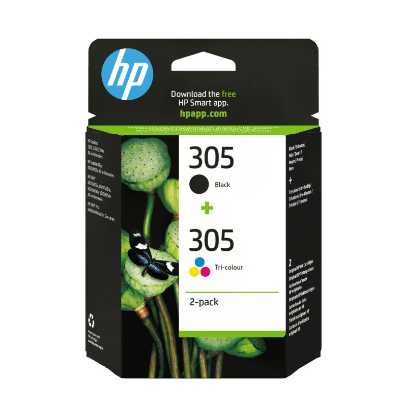 HP INC 6ZD17AE - HP 305 - Paquete de 2 - negro, color | APLIUM