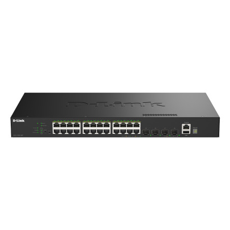 24 Ports GE PoE 30W+4 Ports 10G SF