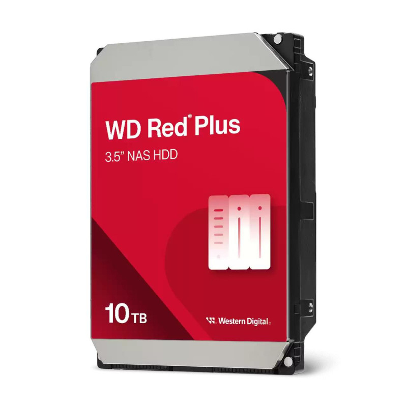 Disco Duro Western Digital WD Red Plus NAS 10TB/ 3.5"/ SATA III/ 512MB