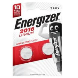 Battery CR2016 Lithium 2-pak