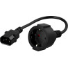 IEC C14 to Schuko converter | APLIUM