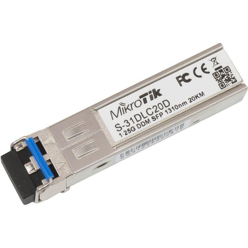 Modulo SFP Transceptor de Fibra Óptica Mikrotik S-31DLC20D