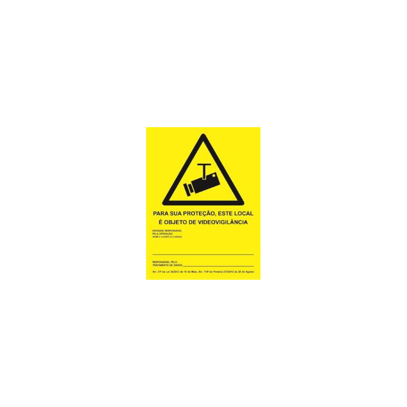 150X200 CCTV SIGN (TO BE