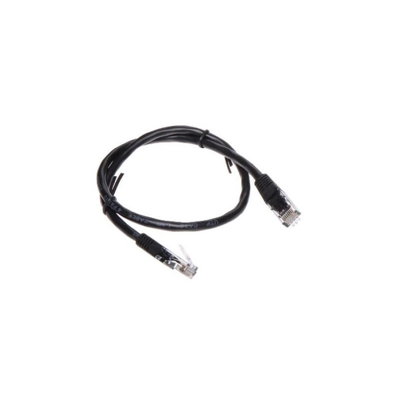 RJ45/6/0.5-BLACK PATCH CORD