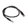 RJ45/6/0.5-BLACK PATCH CORD