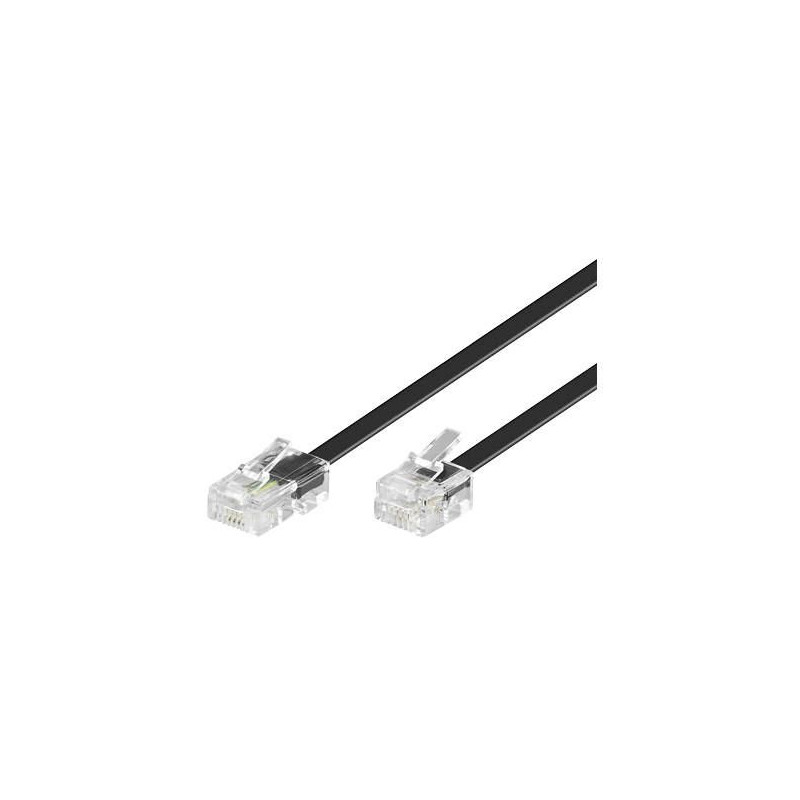 RJ11-RJ45 1M M/M Black