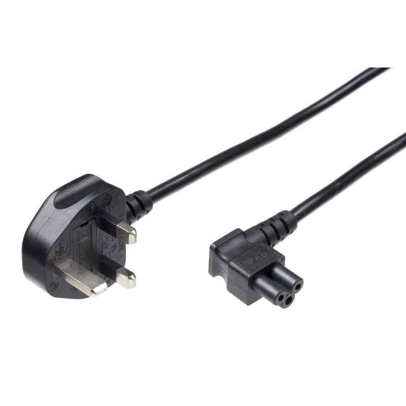 Power Cord UK - C5 1.8m Black