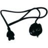 1 Meter C5 power cord, 250V,