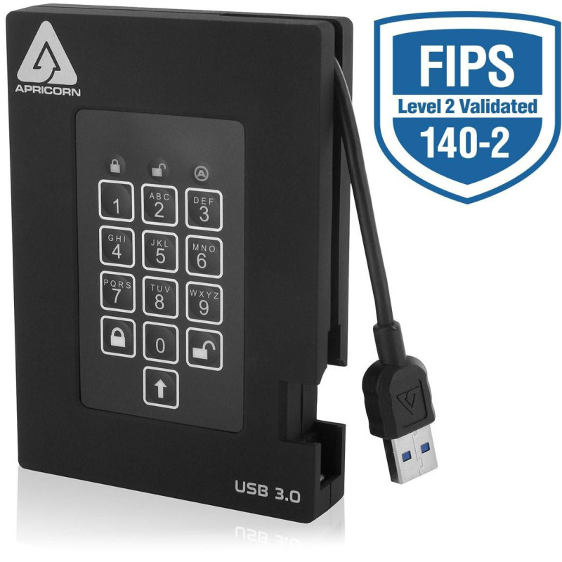 HDD 2TB Encrypted USB 3.0