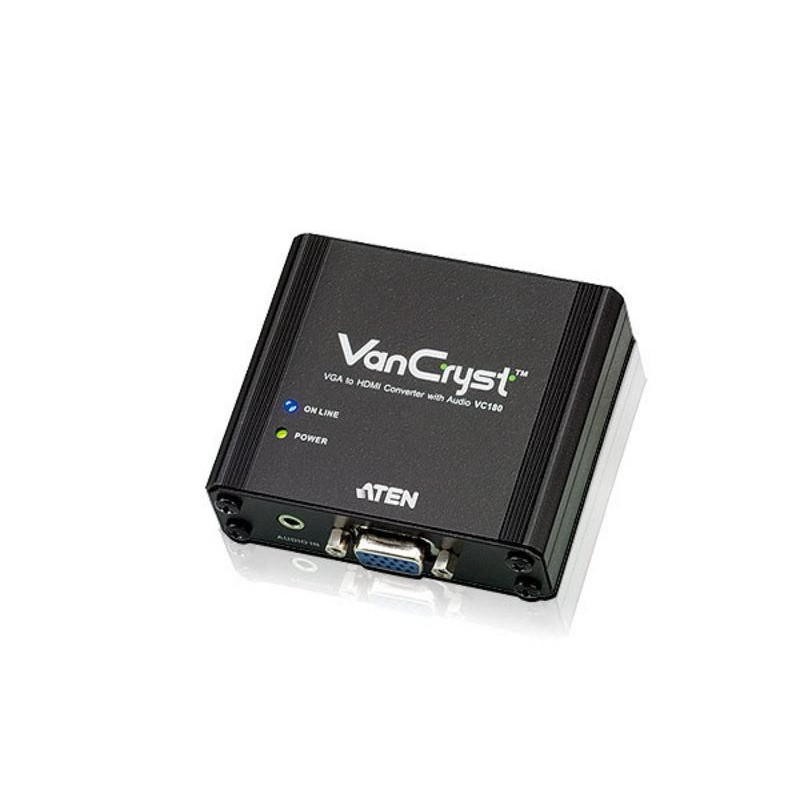 Aten Conversor De VGA/AUDIO A HDMI (VC180-AT-G)(CP10) | APLIUM