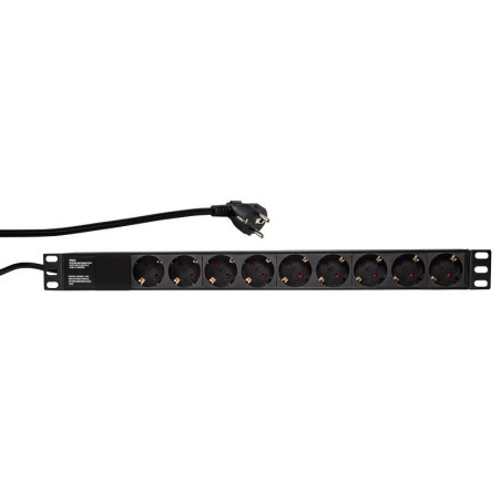 19" PDU 9 x CEE 7/3 socket,