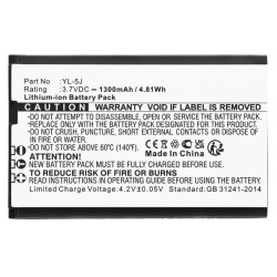 Battery 4.81Wh Li-ion 3.7V