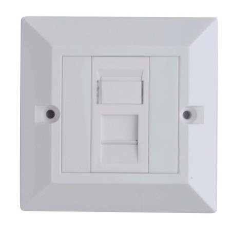 CAT6 Faceplate Single Gang UK