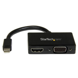 Travel A/V adapter: mDP to VGA/HDMI