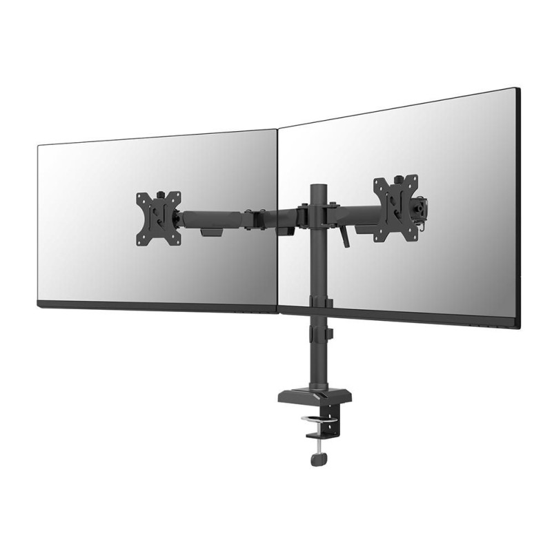 Neomounts Nero Double Flat Screen Desk Mount (PHONE HOLDER+ | APLIUM