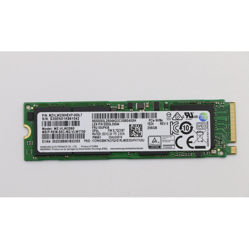Memory SSD 256GB M.2 PCIe3x4