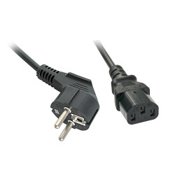Lindy 30335 cable de transmisión Negro 2 m Enchufe tipo F C1 | APLIUM