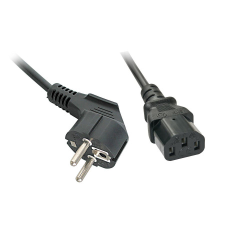 Lindy 30335 cable de transmisión Negro 2 m Enchufe tipo F C1 | APLIUM