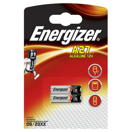 Blister 2 Pilas Especiales Modelo A27 Energizer 639333 | APLIUM
